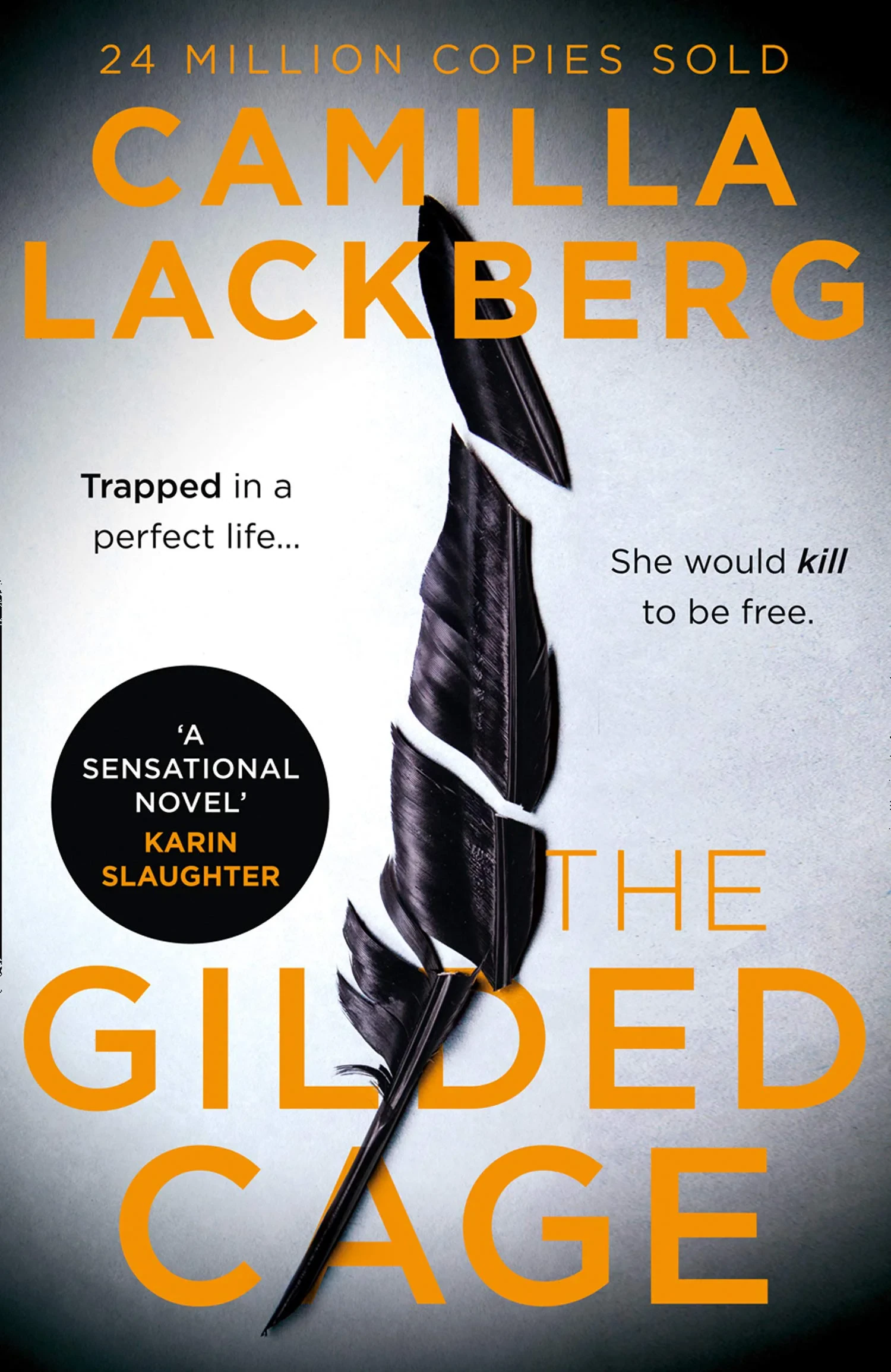 Coperta cărții "The Gilded Cage" de Camilla Lackberg