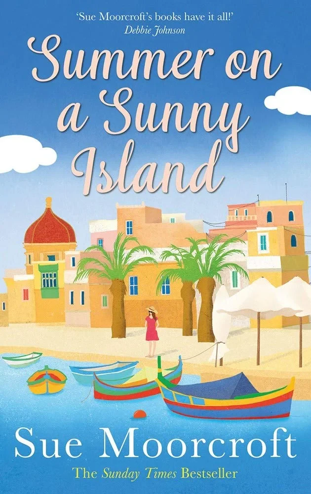 Coperta cărții "Summer on a Sunny Island" de Sue Moorcroft