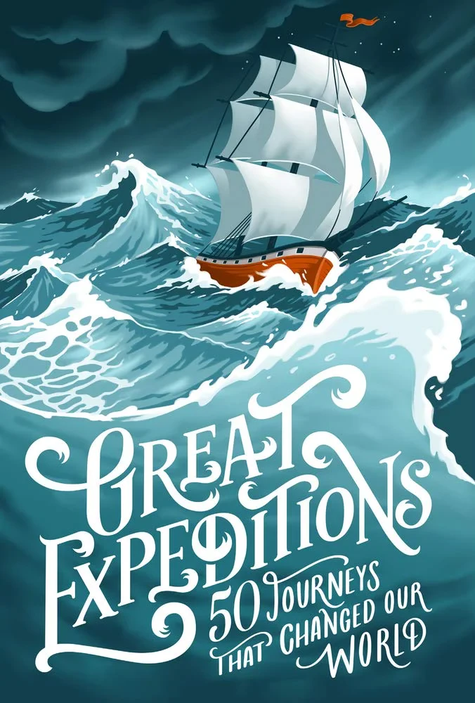 Coperta cărții "Great Expeditions: 50 Journeys that changed our world" de Mark Steward, Alan Greenwood, Levison Wood