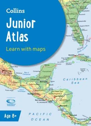 Coperta cărții "Collins Junior Atlas" de Collins Maps, Stephen Scoffham