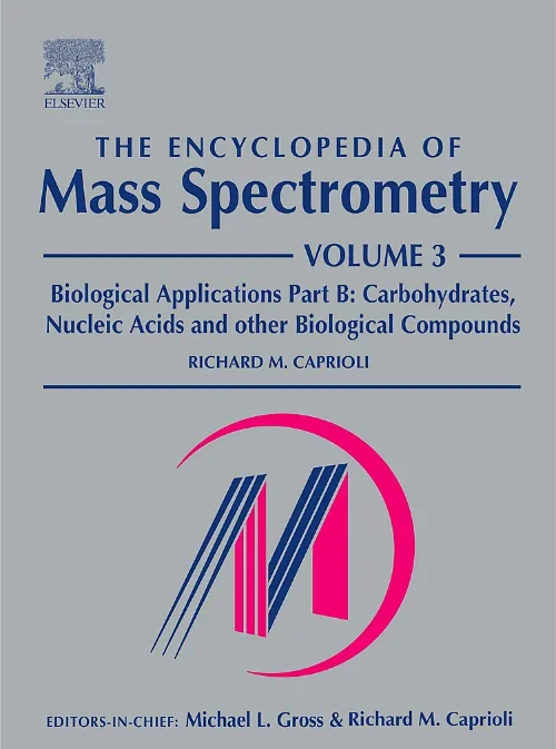 Coperta cărții "The Encyclopedia of Mass Spectrometry" de Richard Caprioli