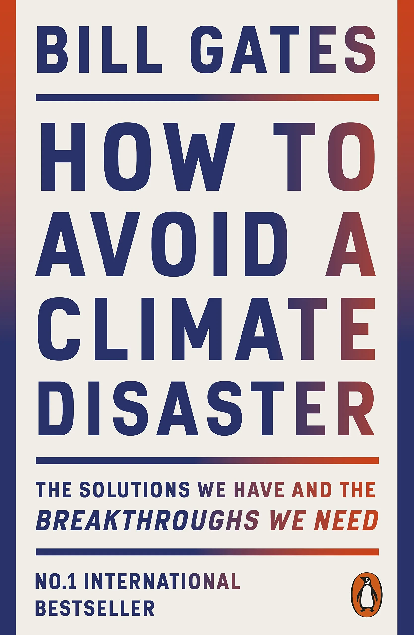 Coperta cărții "How to Avoid a Climate Disaster" de Bill Gates