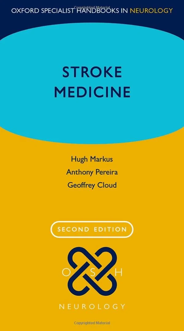 Coperta cărții "Stroke Medicine" de Hugh Markus, Anthony Pereira, Geoffrey Cloud