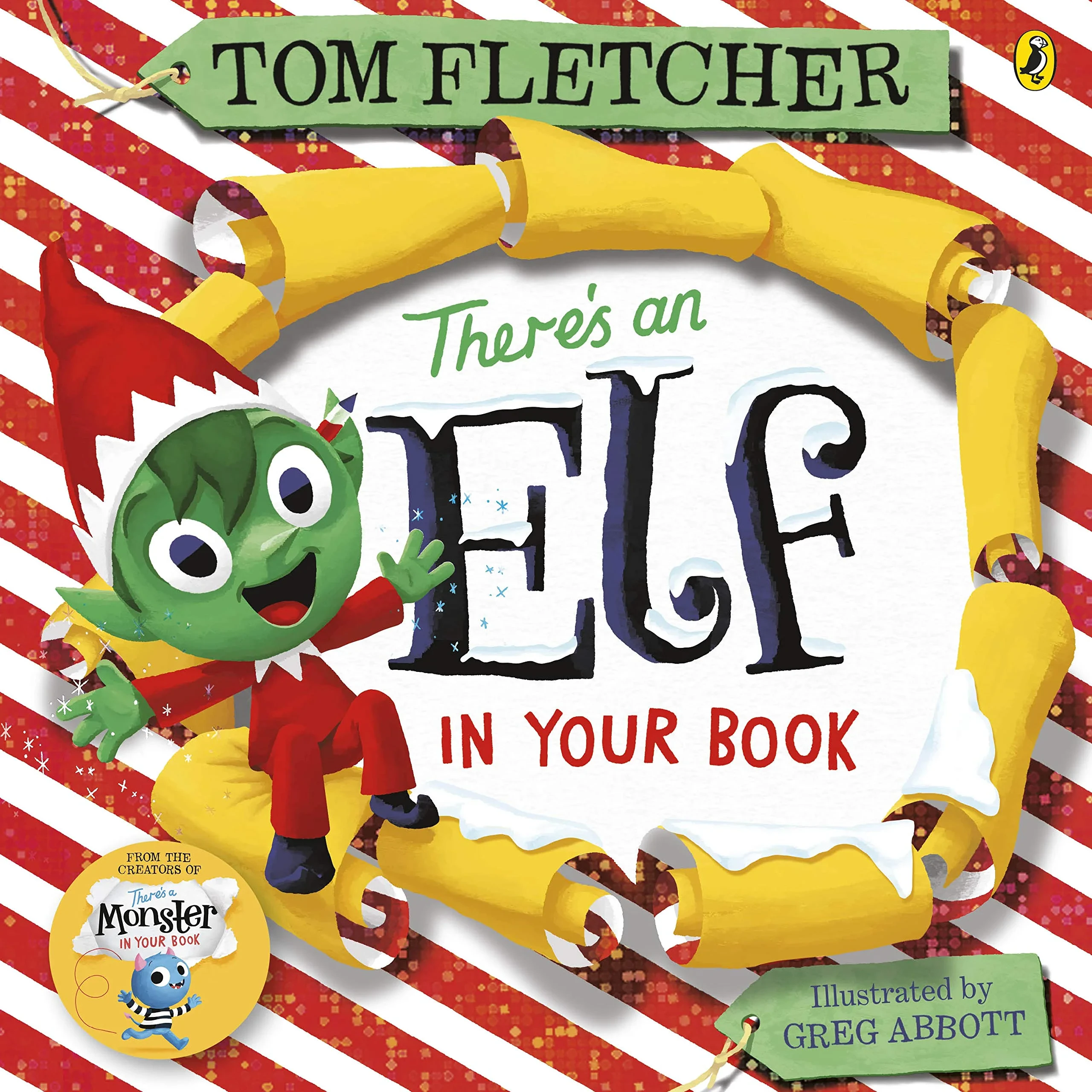 Coperta cărții "There’s an Elf in Your Book (Who’s in Your Book?)" de Tom Fletcher