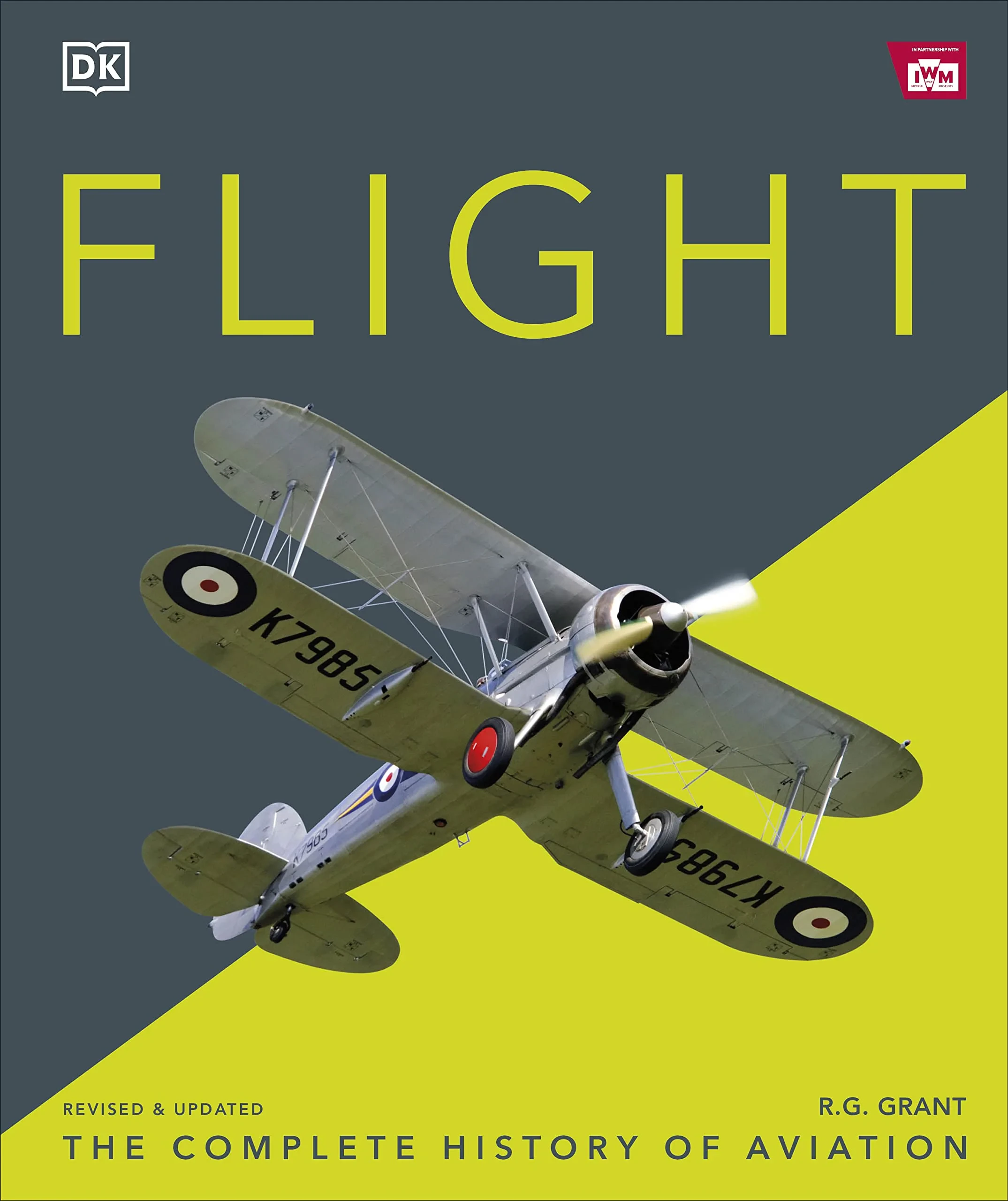 Coperta cărții "Flight: The Complete History of Aviation " de R.G. Grant