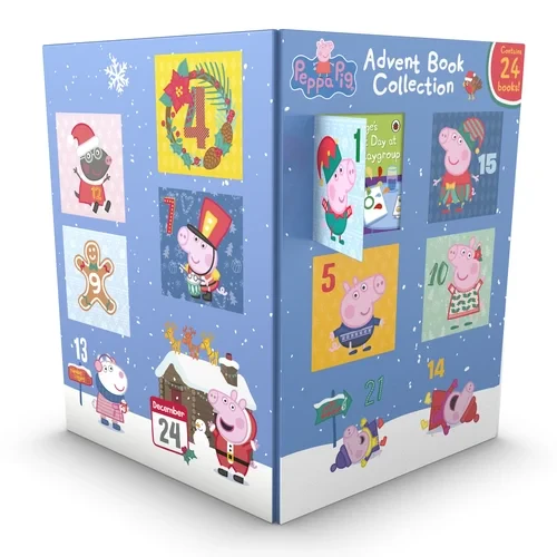 Coperta cărții "Peppa Pig: 2023 Advent Book Collection" de autor necunoscut