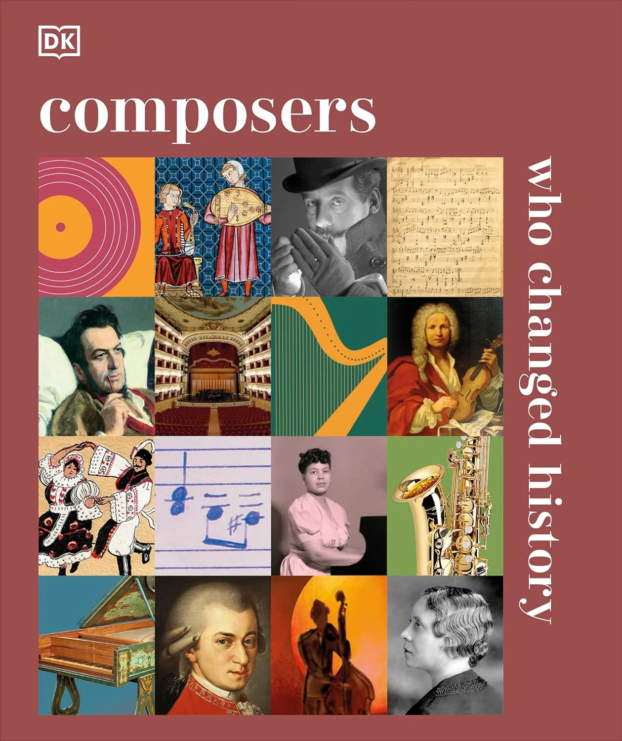 Coperta cărții "Composers Who Changed History" de DK