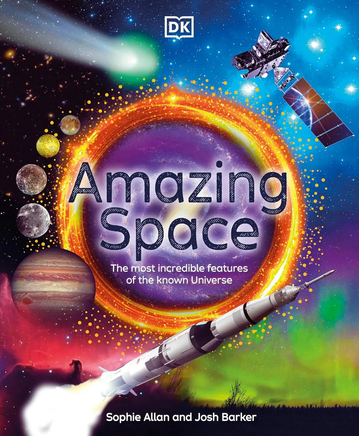 Coperta cărții "Amazing Space: The Most Incredible Features of the Known Universe" de autor necunoscut