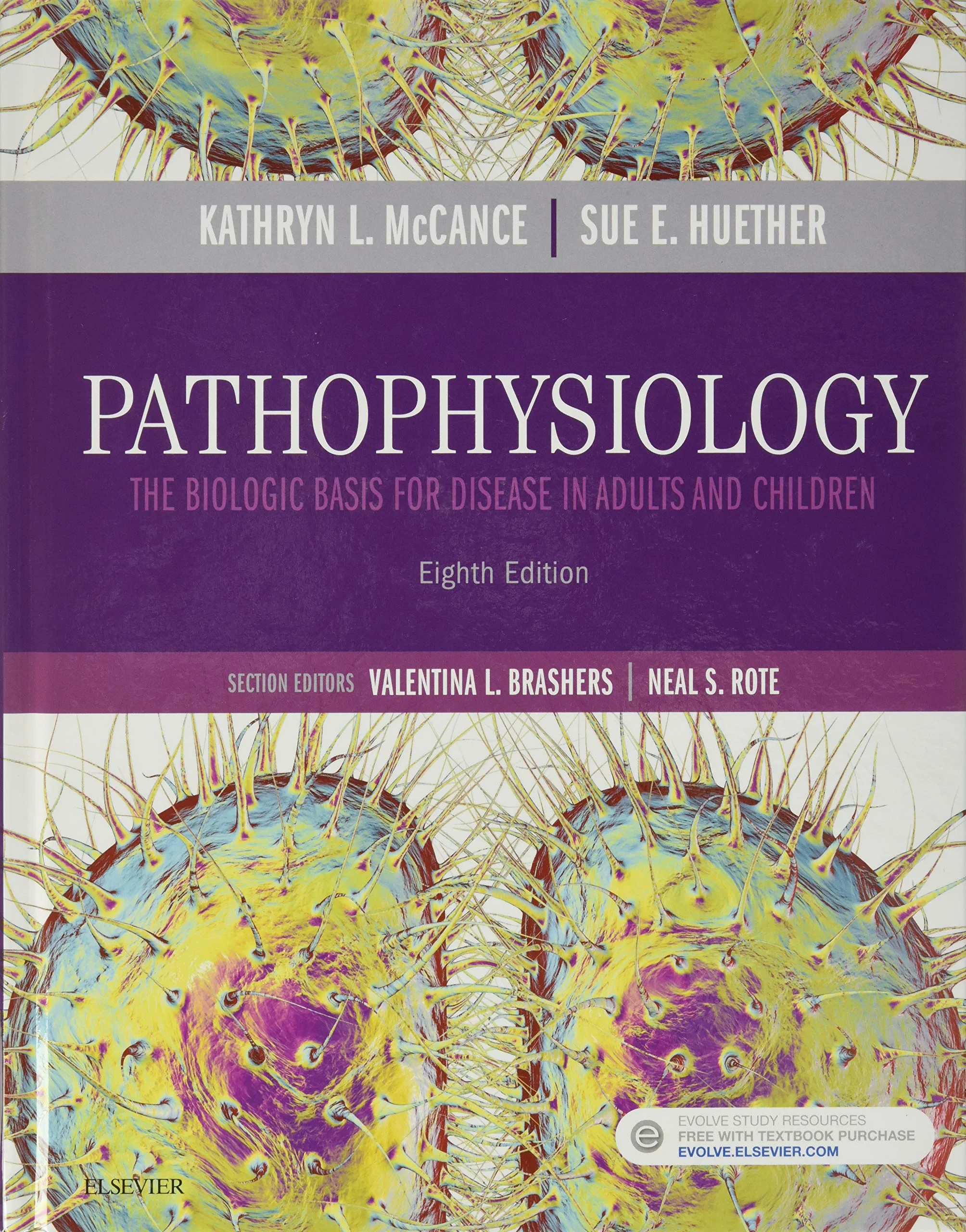 Coperta cărții "Pathophysiology: The Biologic Basis for Disease in Adults and Children, 8e" de Kathryn L. McCance, Sue E. Huether