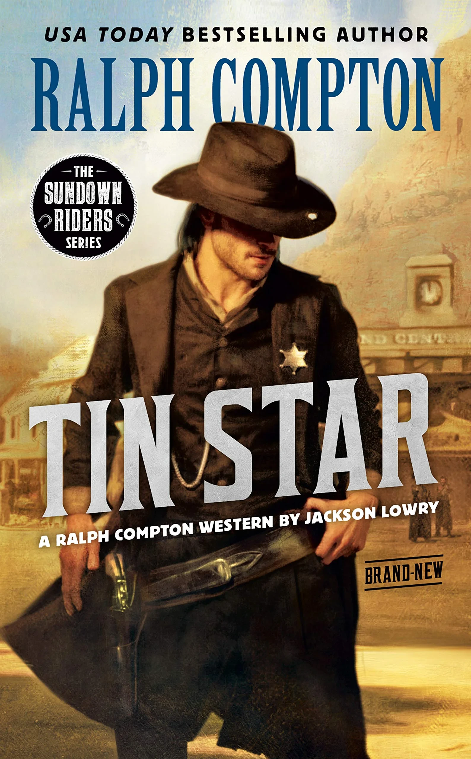 Coperta cărții "Ralph Compton Tin Star" de Ralph Compton, Jackson Lowry