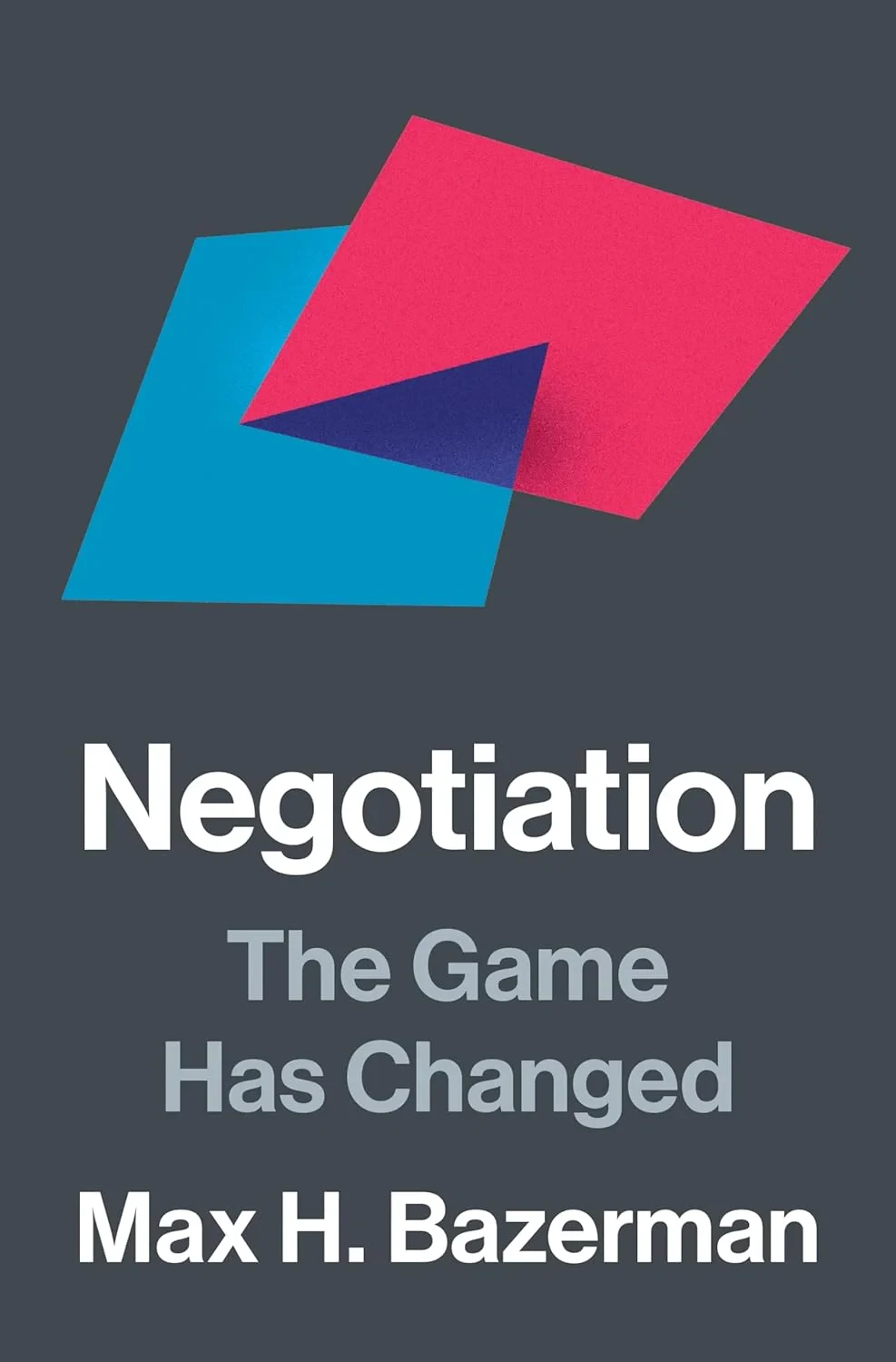 Coperta cărții "Negotiation: The Game Has Changed " de Max H. Bazerman