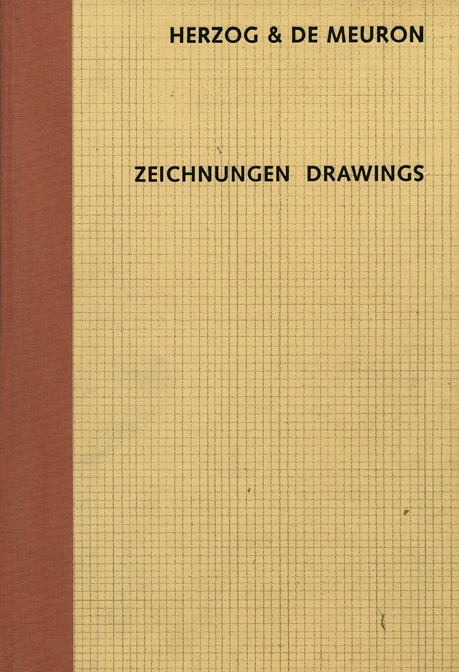 Coperta cărții "Herzog &amp; De Meuron: Drawings" de Theodora Vischer