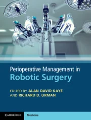 Coperta cărții " Perioperative Management in Robotic Surgery" de Alan Kaye, Richard Urman