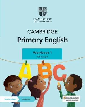 Coperta cărții "Cambridge Primary English Workbook 1 with Digital Access" de Gill Budgell