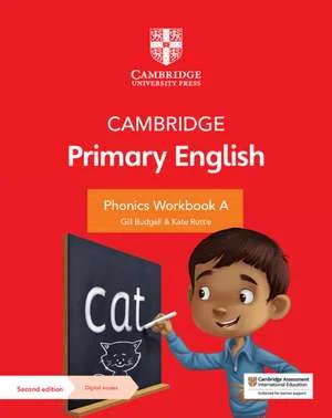 Coperta cărții "Cambridge Primary English Phonics Workbook A with Digital Access" de Gill Budgell, Kate Ruttle