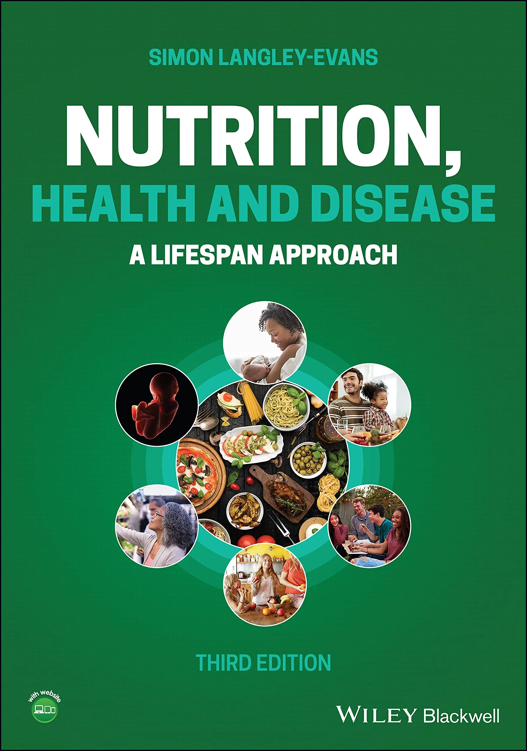 Coperta cărții "Nutrition, Health and Disease: A Lifespan Approach" de Simon Langley-Evans
