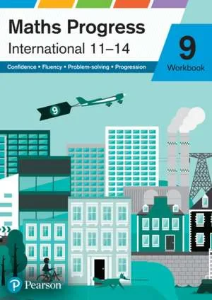 Coperta cărții "Maths Progress International Year 9 Workbook" de Keith Pledger, Greg Byrd, Keith Gallick, Catherine Murphy, Su Nicholson, Diane Oliver