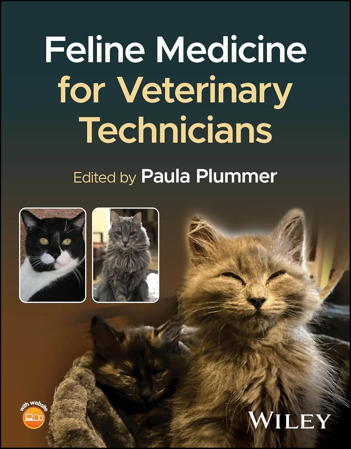 Coperta cărții "Feline Medicine for Veterinary Technicians 1st Edition" de Plummer