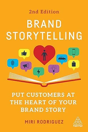 Coperta cărții "Brand Storytelling" de Miri Rodriguez