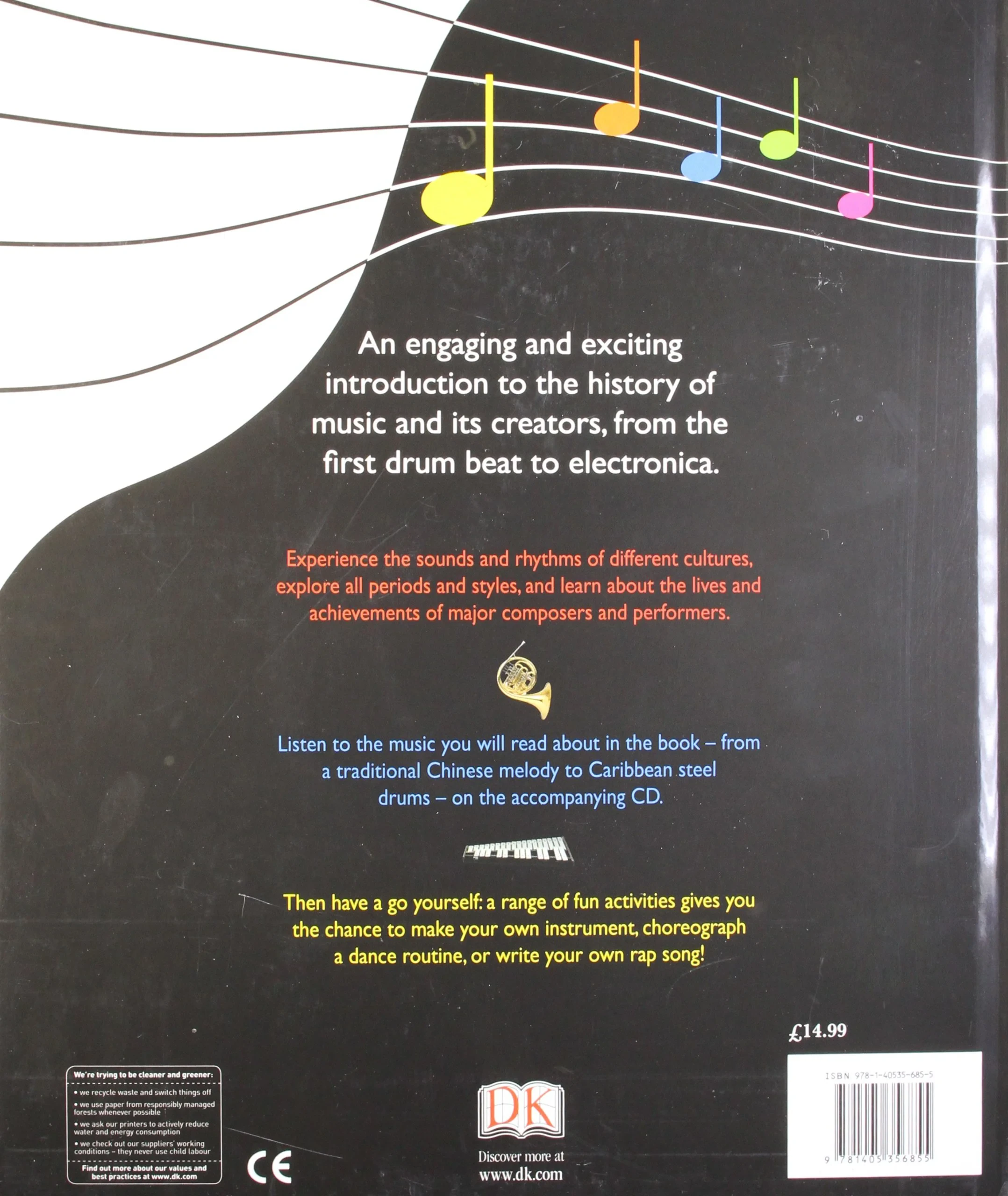 Coperta cărții "Children's Book of Music" de Dorling Kindersley