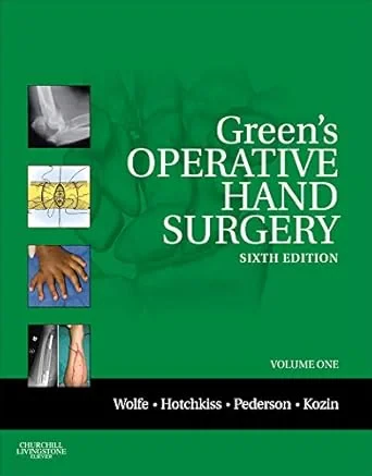 Coperta cărții "Green’s Operative Hand Surgery: 2-Volume Set" de Scott W. Wolfe, William C. Pederson, Robert N. Hotchkiss, Scott H. Kozin