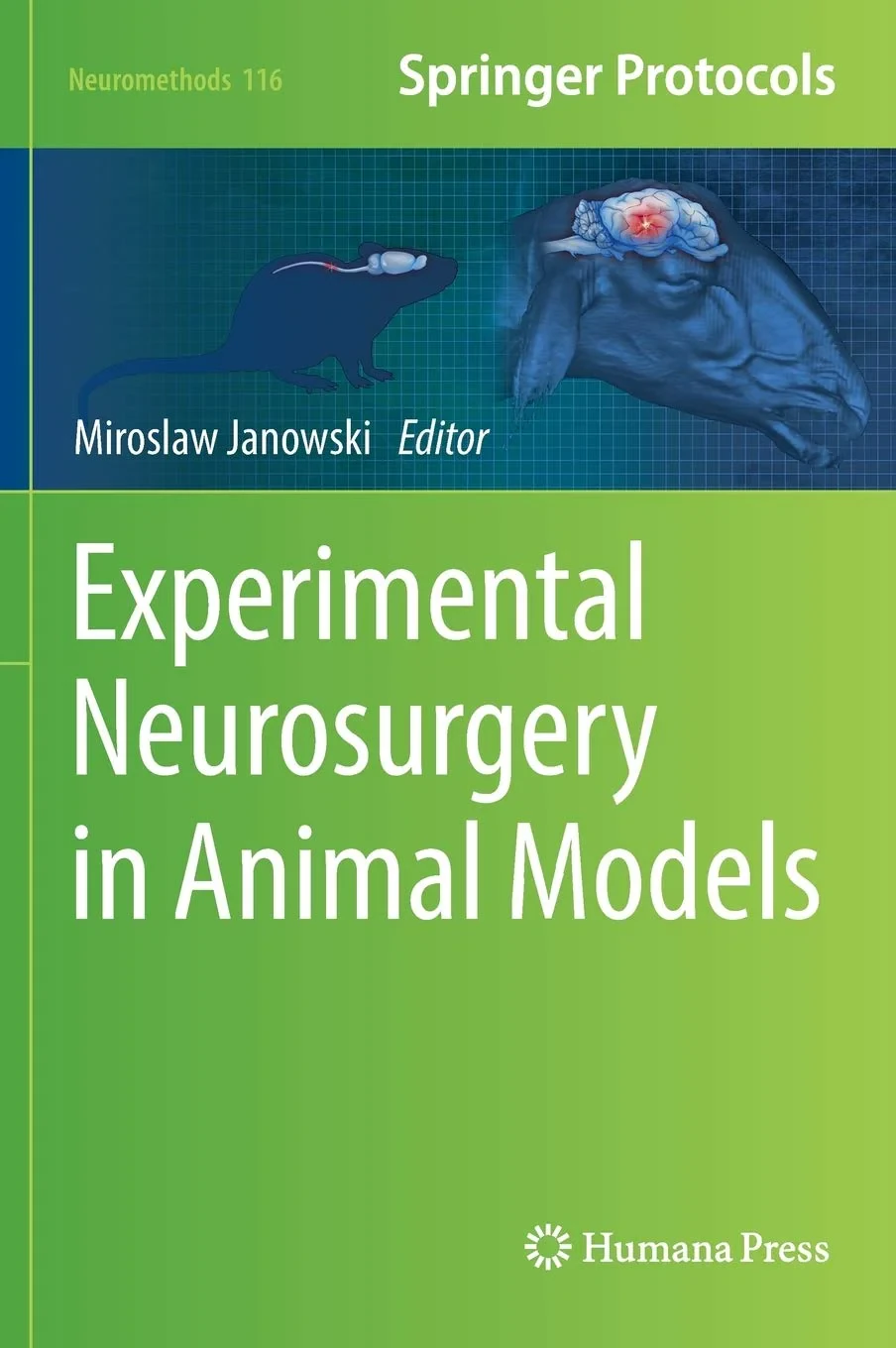 Coperta cărții "Experimental Neurosurgery in Animal Models" de Janowski