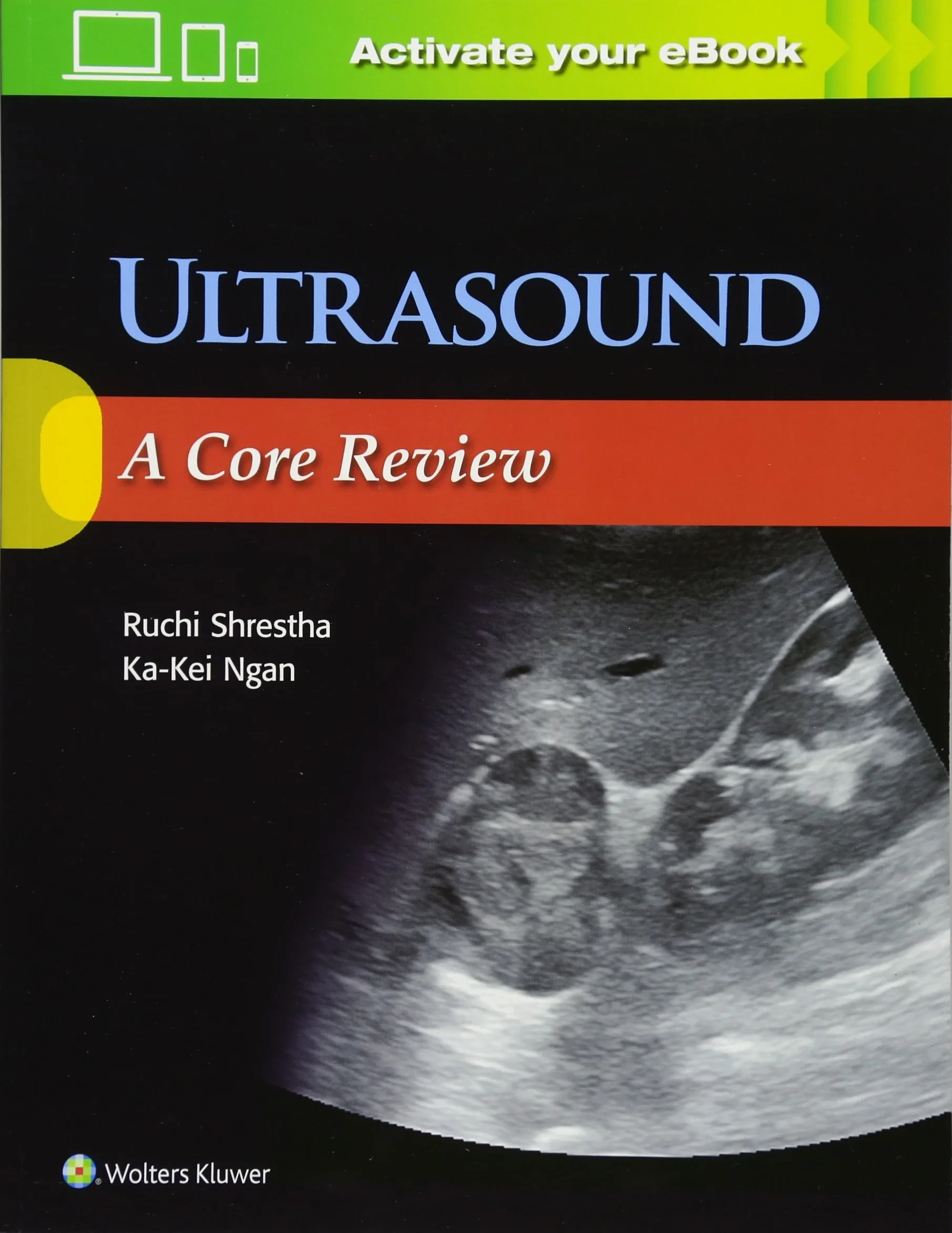 Coperta cărții "Ultrasound: A Core Review" de SHRESTHA