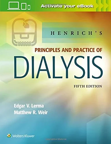 Coperta cărții "Henrich’s Principles and Practice of Dialysis" de Edgar Lerma, Matthew Weir