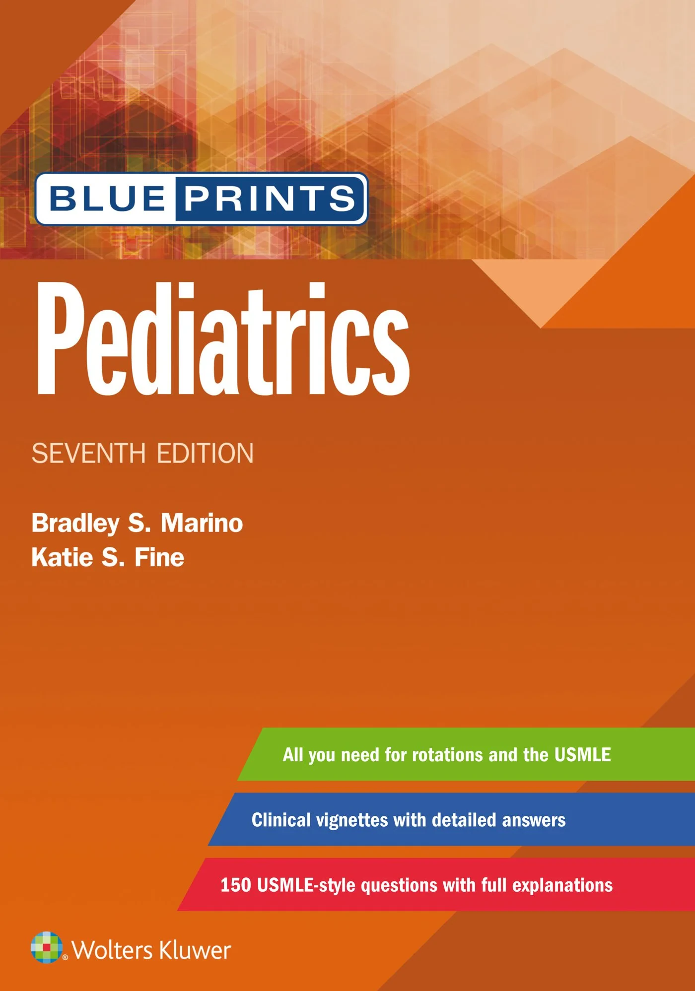 Coperta cărții "Blueprints Pediatrics" de MARINO