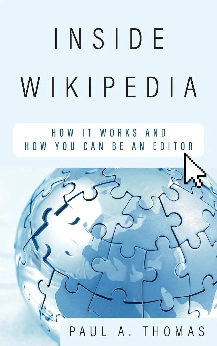 Coperta cărții "Inside Wikipedia" de Paul A. Thomas