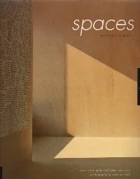 Coperta cărții "Architecture in Detail: Spaces" de Oscar Riera Ojeda with James McCown; Photography by Paul Warchol, Oscar Riera Ojeda with James McCown, Photography by Paul Warchol