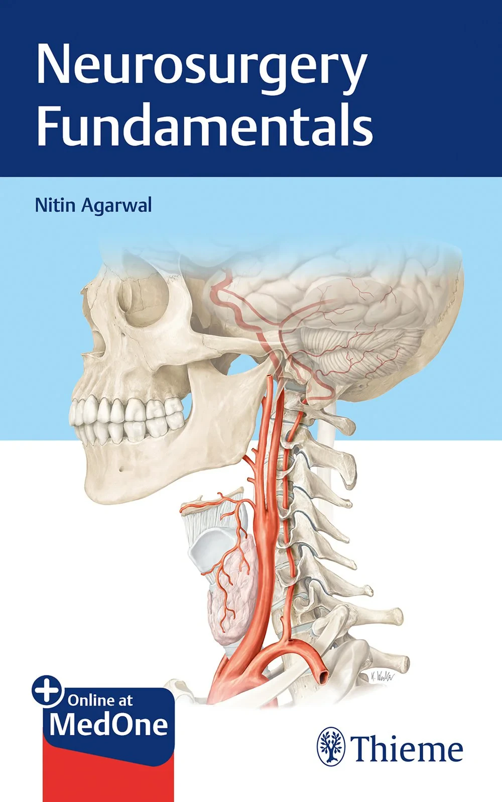Coperta cărții "Neurosurgery Fundamentals " de Nitin Agarwal