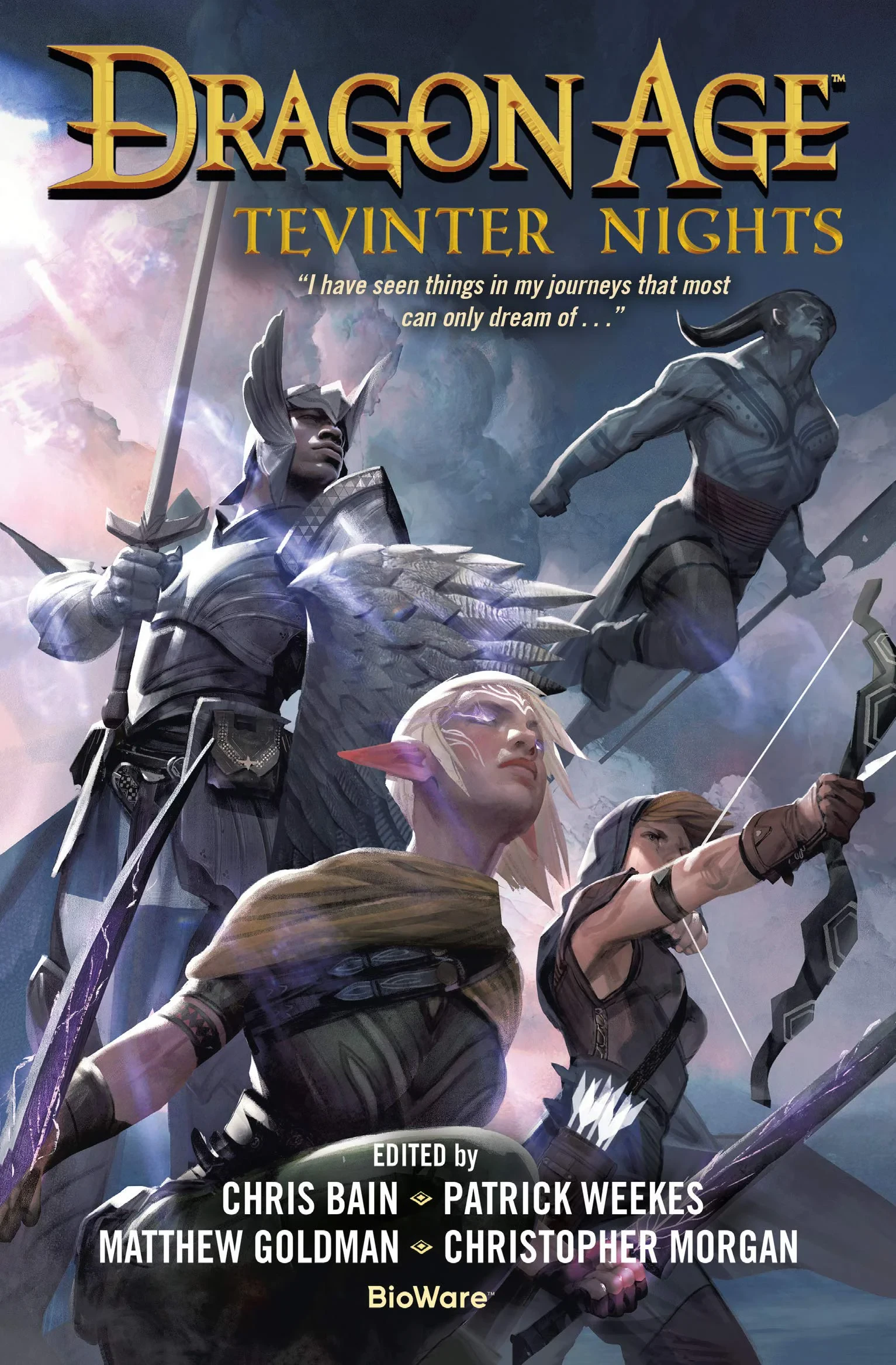 Coperta cărții "Dragon Age - Tevinter Nights" de Arone Le Bray