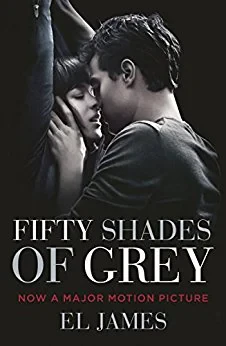 Coperta cărții "Fifty Shades of Grey" de E. L. James