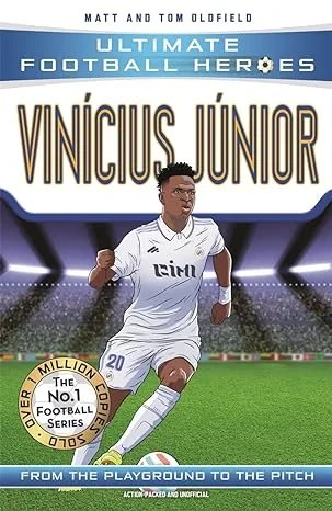 Coperta cărții "Vinícius Júnior" de Matt &amp; Tom Oldfield, Ultimate Football Heroes