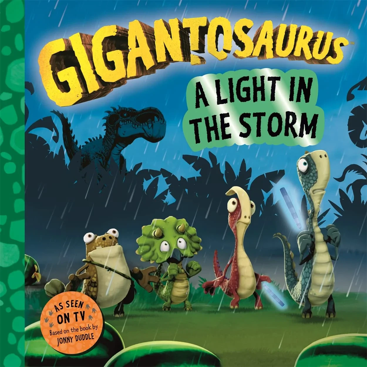 Coperta cărții "Gigantosaurus - A Light in the Storm " de Cyber Group Studios