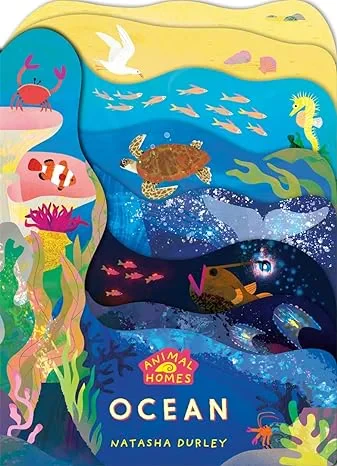 Coperta cărții "Animal Homes: Ocean" de Natasha Durley