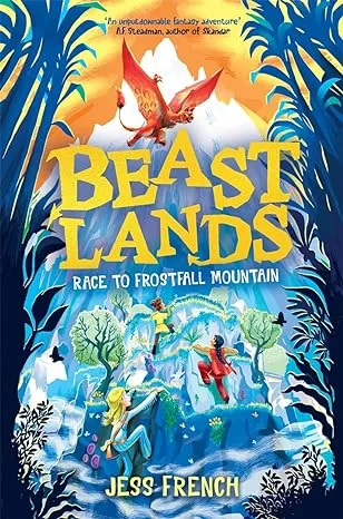 Coperta cărții "Beastlands: Race to Frostfall Mountain" de Jess French