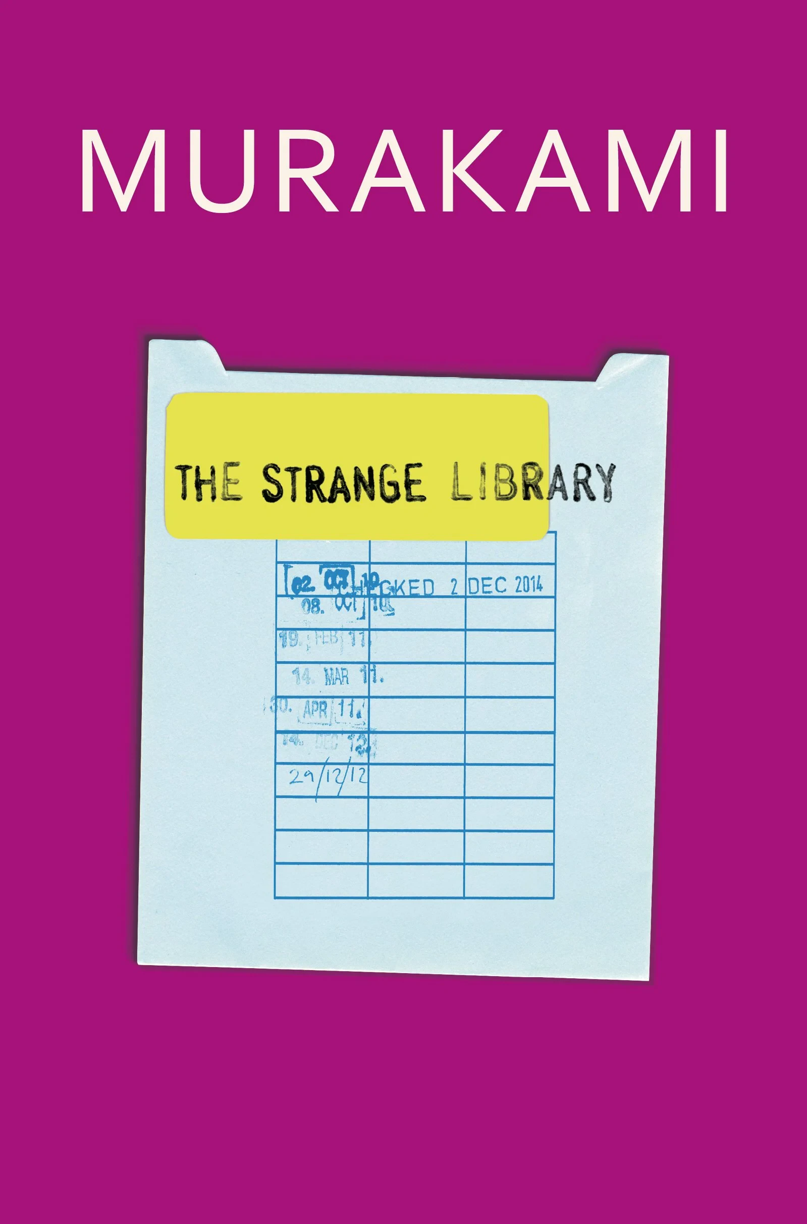 Coperta cărții "The Strange Library" de Haruki Murakami