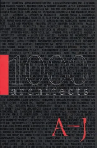 Coperta cărții "1000 Architects" de Robyn Beaver, Antique Collectors' Club
