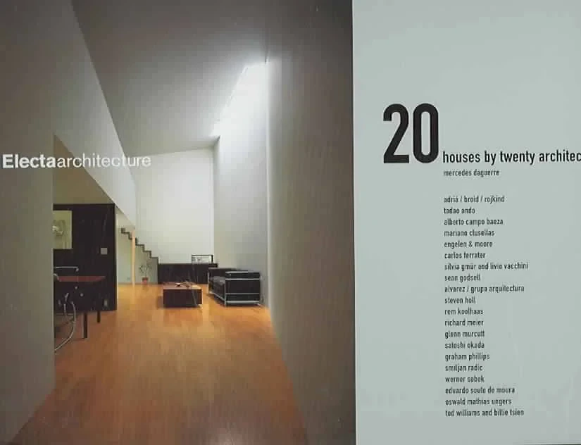 Coperta cărții "20 Houses by Twenty Architects" de Mercedes Daguerre