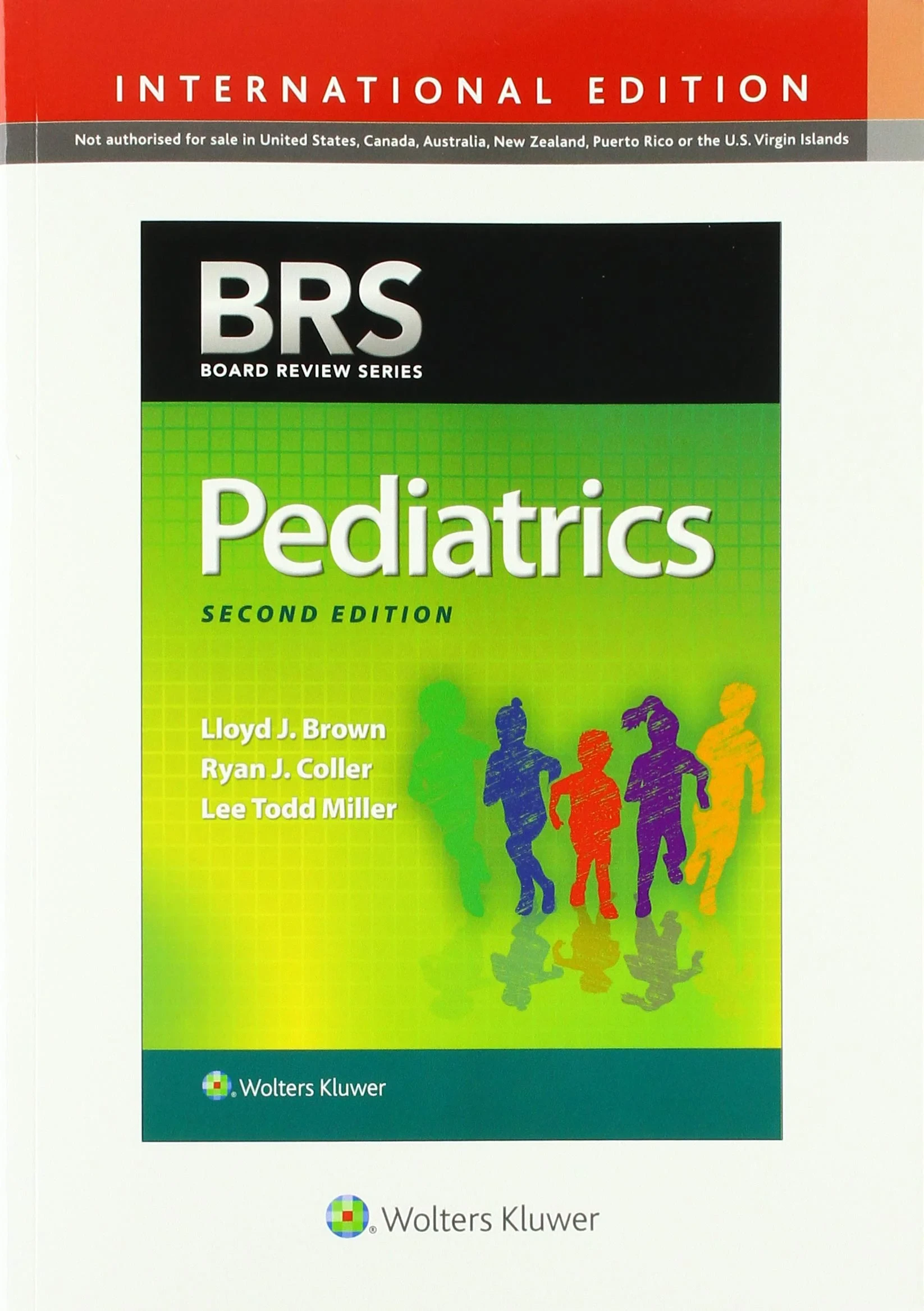 Coperta cărții "BRS Pediatrics (Board Review Series)" de Brown
