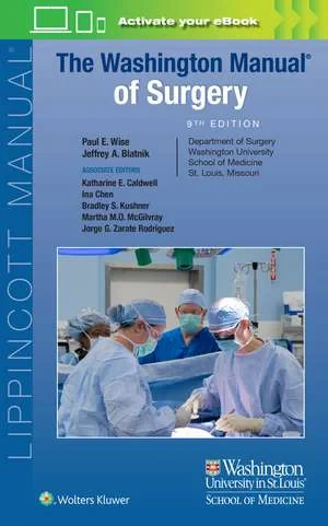 Coperta cărții "The Washington Manual of Surgery" de Paul Wise