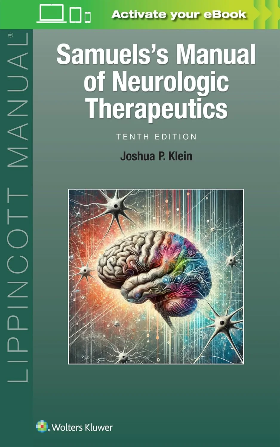 Coperta cărții "Samuels's Manual of Neurologic Therapeutics Tenth Edition" de Joshua Peter Klein MD PhD