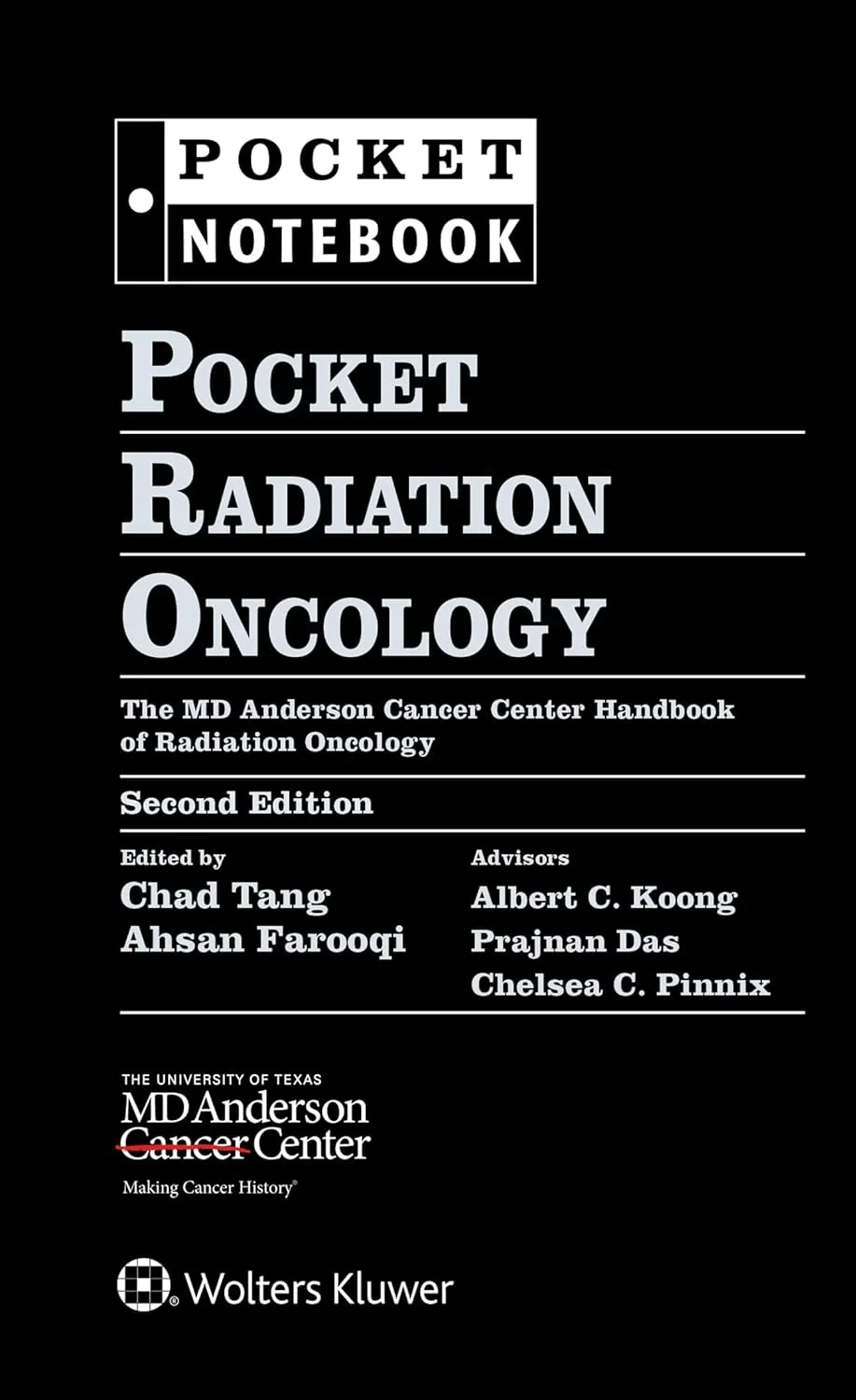 Coperta cărții "Pocket Radiation Oncology, Second Edition" de Chad Tang, Ahsan Farooqi