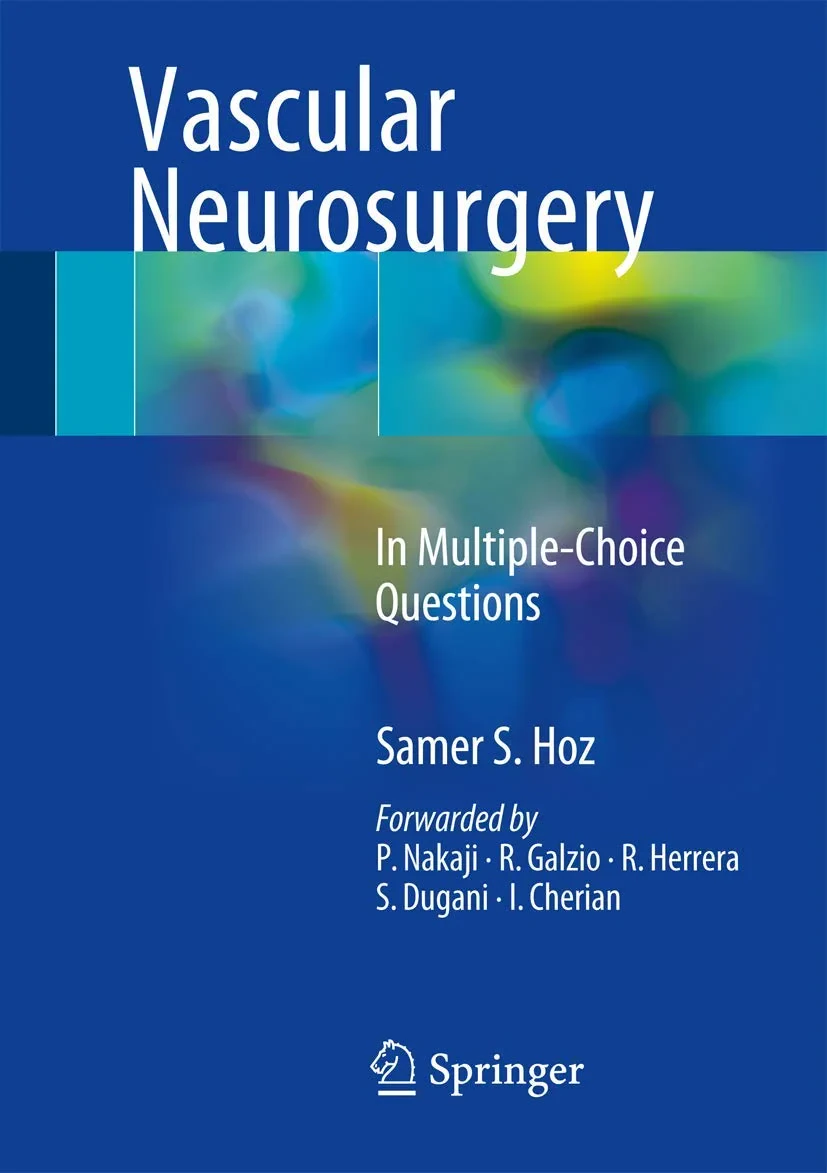 Coperta cărții "Vascular Neurosurgery" de Hoz