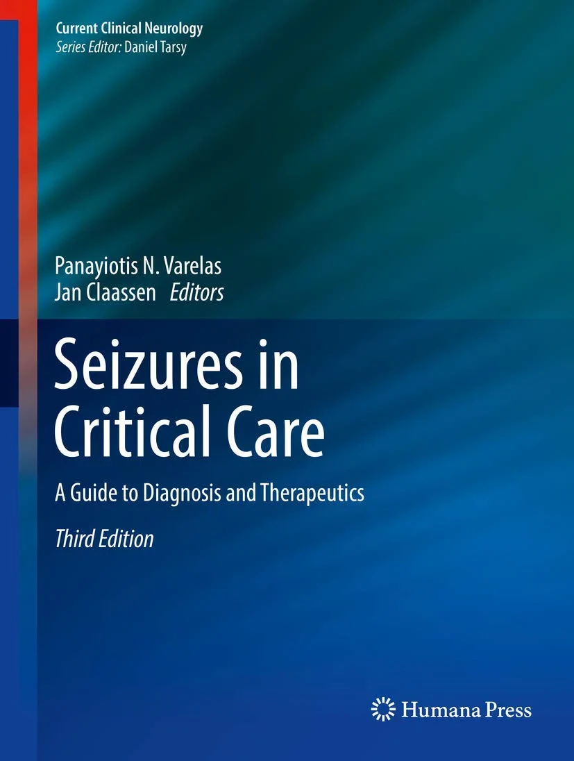 Coperta cărții "Seizures in Critical Care" de Varelas