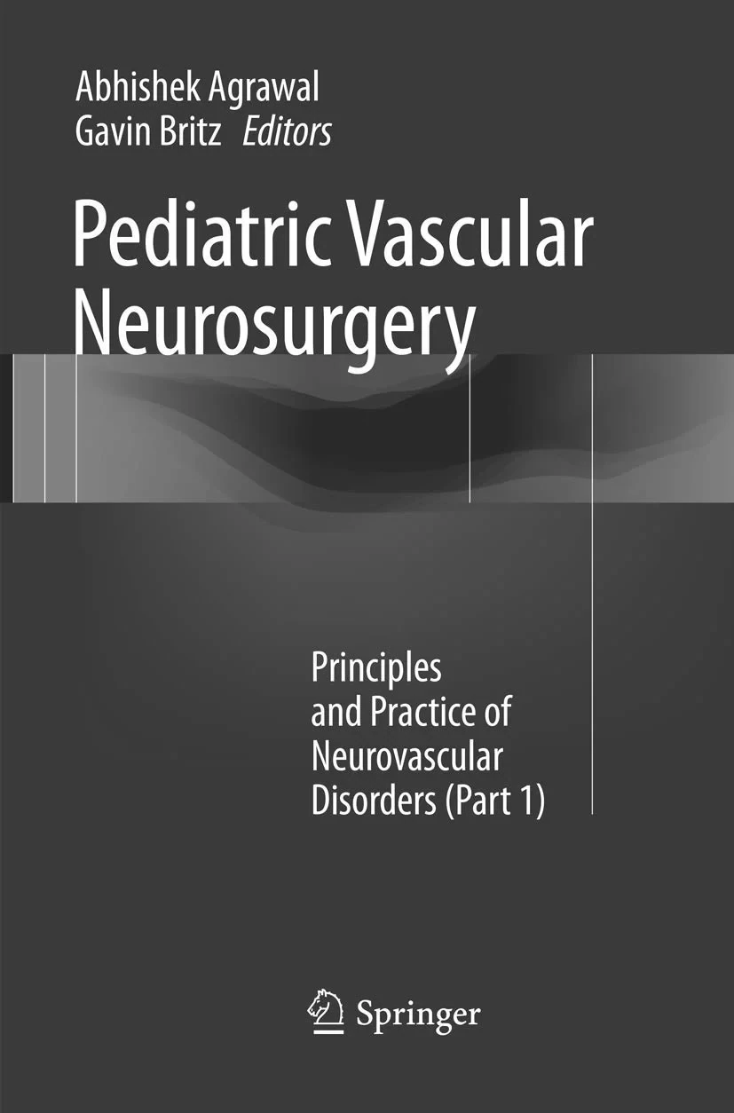 Coperta cărții "Pediatric Vascular Neurosurgery" de Agrawal