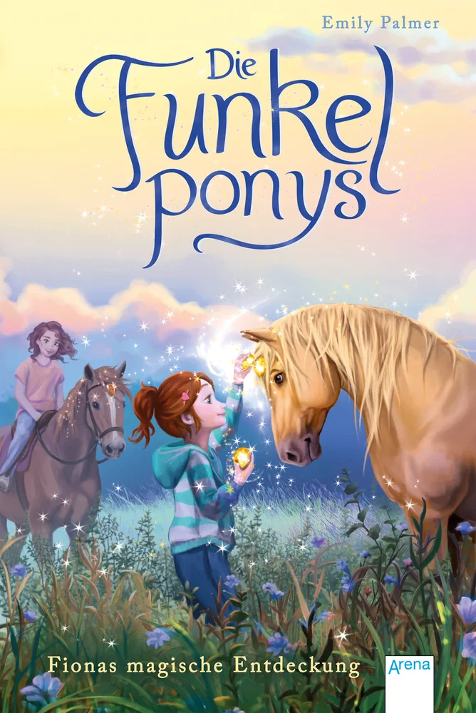 Coperta cărții "Die Funkelponys. Fionas magische Entdeckung" de Palmer Emily