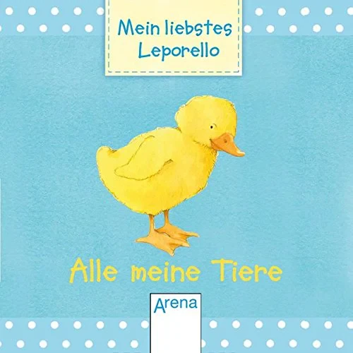 Coperta cărții "Mein liebstes Leporello - Alle meine Tiere" de Sonja Egger
